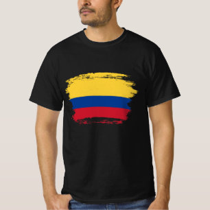 Colombiaanse vlag t-shirt