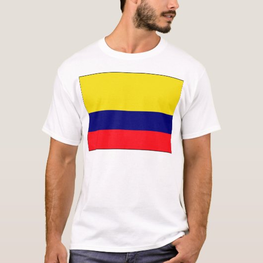 Colombiaanse vlag t-shirt (Voorkant)