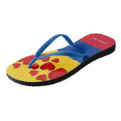 Colombiaanse vlag teenslippers (Schuin)