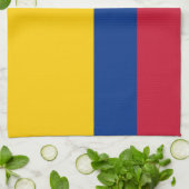 Colombiaanse vlag theedoek (Gevouwen)