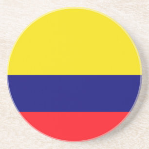 Colombiaanse vlag zandsteen onderzetter