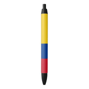 Colombiaanse vlag zwarte inkt pen