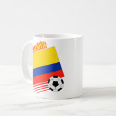 Colombiaanse voetbalploeg koffiemok (Voorkant links)
