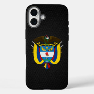 Colombiaanse wapenschild iPhone 16 plus hoesje
