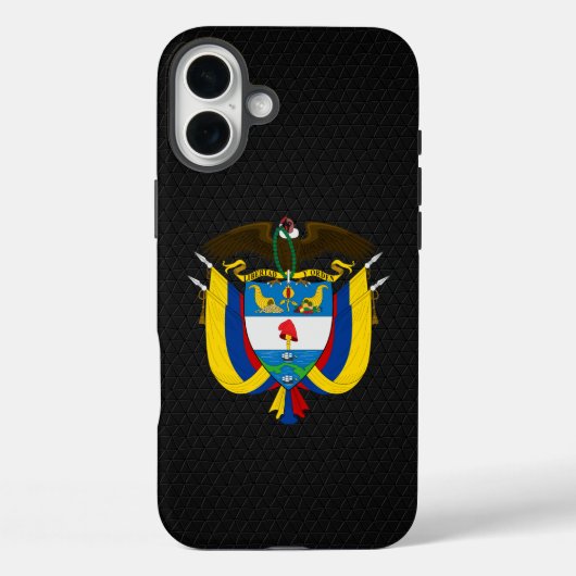 Colombiaanse wapenschild Case-Mate iPhone case (Achterkant)