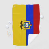 Colombiaanse wapenschild  golfhanddoek (Insitu)