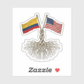 Colombian - American Sticker (Vel)