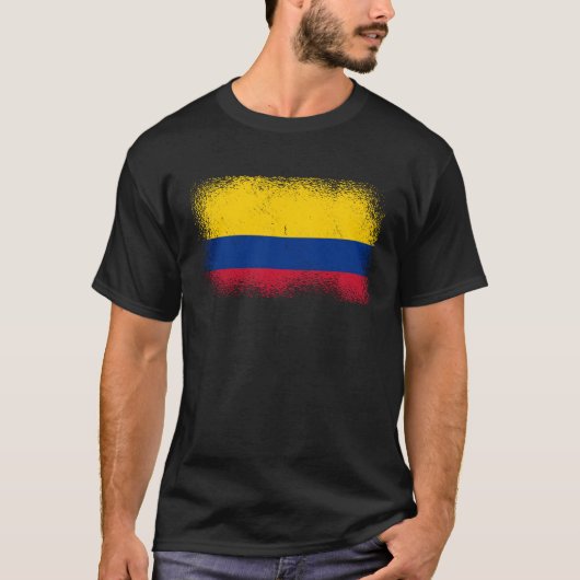 Colombian Flag Colombia T-shirt (Voorkant)