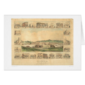 Colombie, carte panoramique 1855 (0441A) de CA