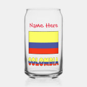 Colombie et personnalisation rouge du drapeau colo (Recto)
