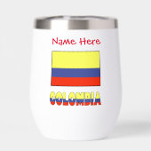Colombie et personnalisation rouge du drapeau colo (Arrière)