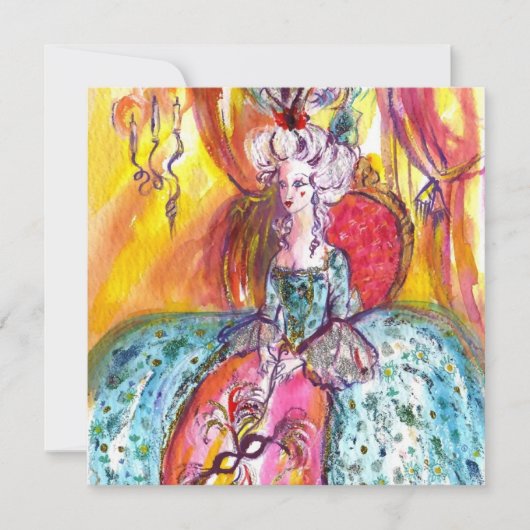 COLOMBINA/MARDI GRAS MASQUERADE BALL AANKONDIGING (Voorkant)