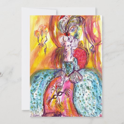 COLOMBINA / MARDI GRAS MASQUERADEBAL (Voorkant)