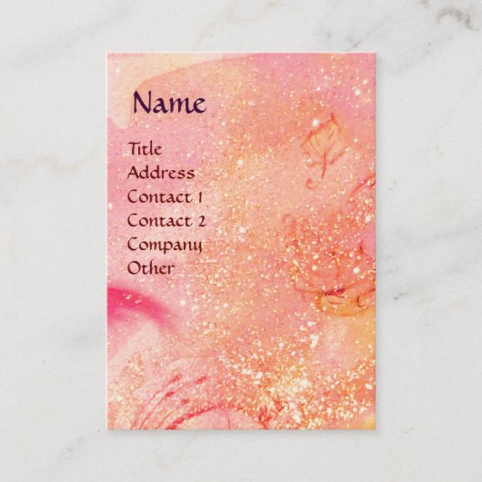 COLOMBINA / uitvoerende kunsten, kostuumontwerper Visitekaartje (Voorkant)