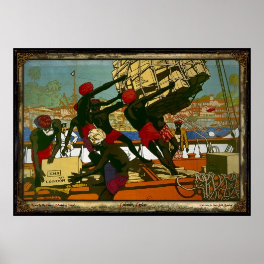 Colombo, Ceylon, de Empire Marketing Board Poster (Voorkant)