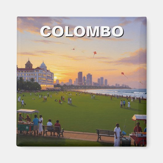 Colombo Sri Lanka Magneet (Voorkant)