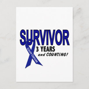 Colon Cancer 3 jaar overleving Briefkaart