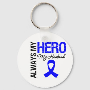 Colon Cancer altijd Mijn Hero Mijn man Sleutelhanger