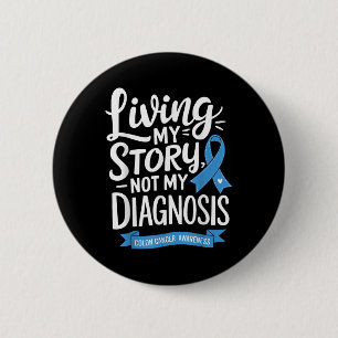Colon Cancer Awareness Colorectaalkanker Maand Ronde Button 5,7 Cm