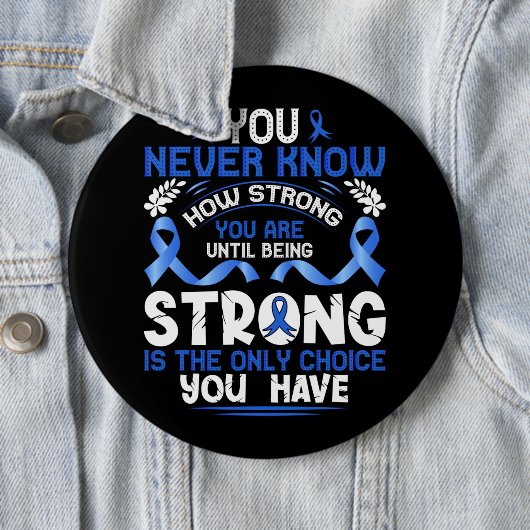 Colon Cancer Awareness/Support Button (In situ)