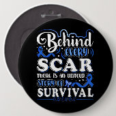 Colon Cancer Awareness/Support Button (Voorkant /achterkant)