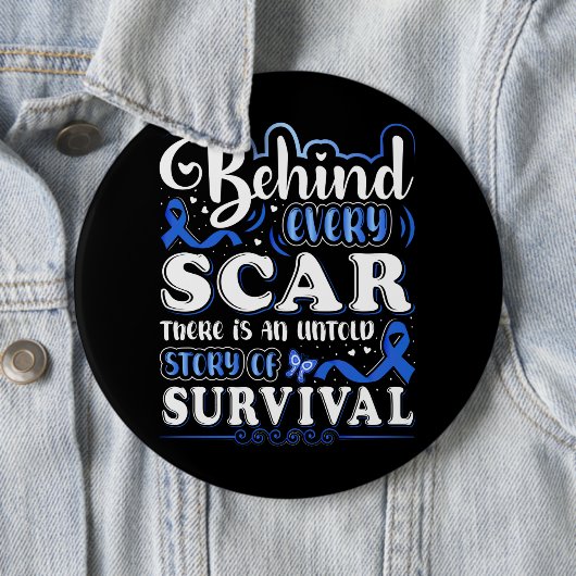 Colon Cancer Awareness/Support Button (In situ)