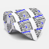 Colon Cancer Awareness Walk Stropdas (Opgerold)