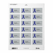 Colon Cancer Etiket (Full Sheet)