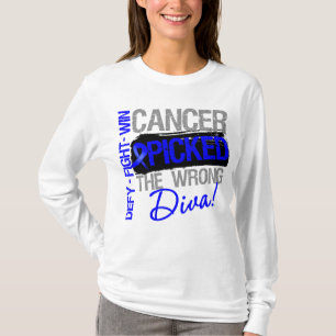 Colon Cancer heeft de verkeerde diva afgebeeld T-shirt
