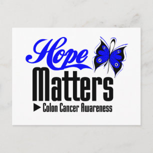 Colon Cancer HOPE MATTERS Briefkaart