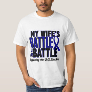 Colon Cancer MY BATTLE TOO 1 vrouw T-shirt