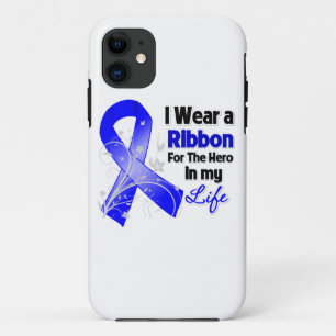 Colon Cancer Ribbon Hero in Mijn leven iPhone 11 Hoesje