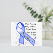 Colon Cancer Survivor Briefkaart (Staand voorkant)