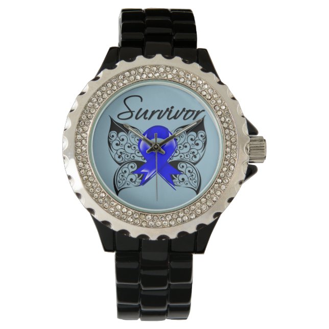 Colon Cancer Survivor Horloge (Voorkant)