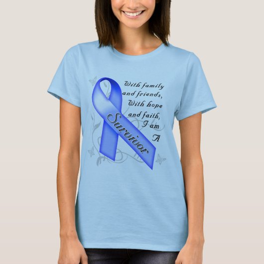 Colon Cancer Survivor T-shirt (Voorkant)