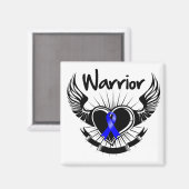 Colon Cancer Warrior Fighter Wings Magneet (Voorkant / Achterkant)