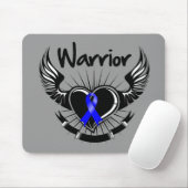 Colon Cancer Warrior Fighter Wings Muismat (Met muis)