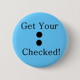 Colon Check Ronde Button 5,7 Cm