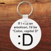 Colon, kapitaal D Sleutelhanger (Voorkant)