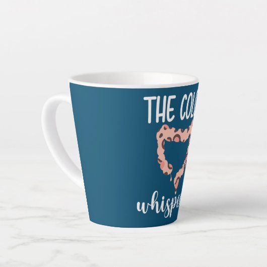 Colon Whisperer Gastroenteroloog Latte Mok (Linkerhoek)