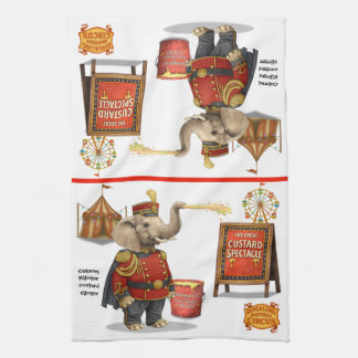 Colonel Klinger, custard slinger Theedoek