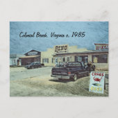 Colonial Beach, Virginia c. 1985 Briefkaart (Voorkant)