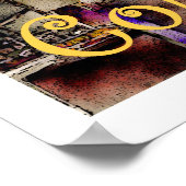 Colonial Mexico-Hilltown, affiche (Coin)