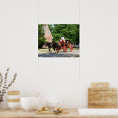 Colonial Williamsburg Carriage - Print (Keuken)
