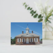 Colonial Williamsburg Courthouse Briefkaart (Staand voorkant)