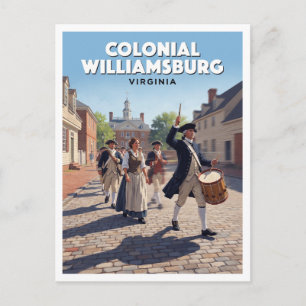 Colonial Williamsburg Virginia Aandenken Briefkaart