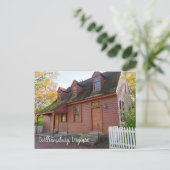 Colonial Williamsburg Virginia Briefkaart (Staand voorkant)