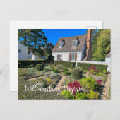 Colonial Williamsburg Virginia Briefkaart (Voorkant / Achterkant)