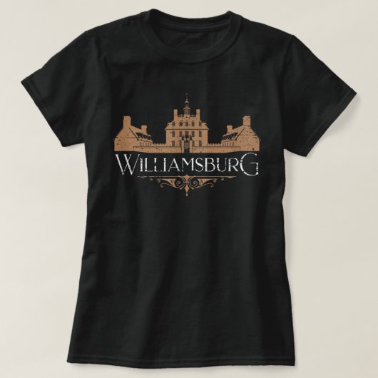 Colonial Williamsburg Virginia T-shirt (Design voorkant)