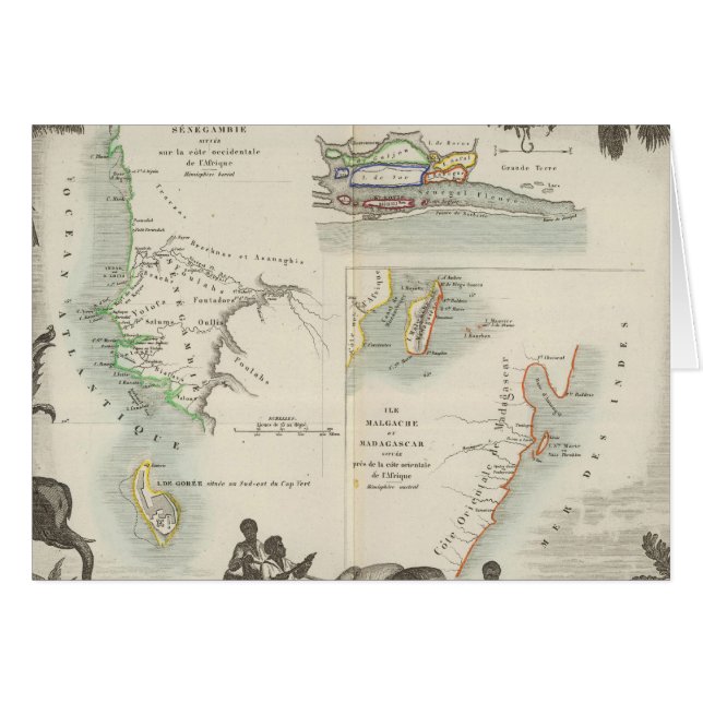 Colonies françaises en Afrique (Devant horizontal)